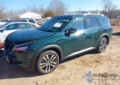 2025 Nissan Pathfinder Platinum Fwd from USA, damaged, VIN 5N1DR3DH5SC218926